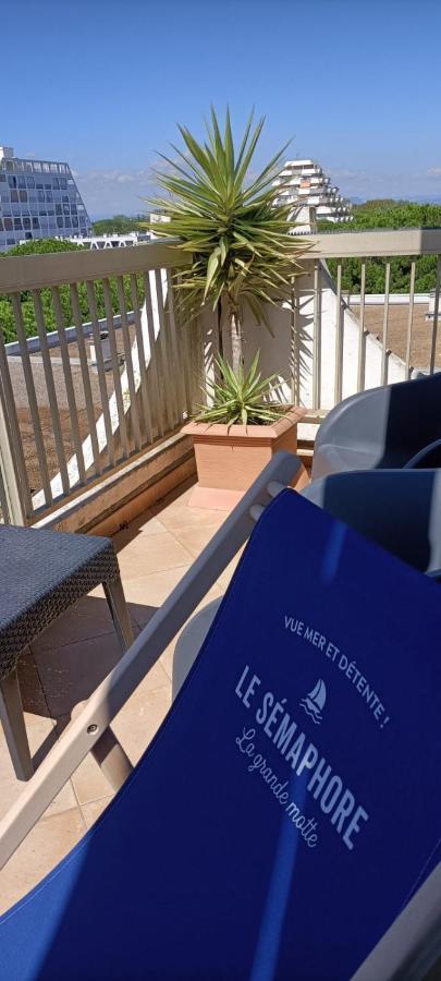 Le Semaphore - Studio Climatise, Grande Terrasse Vue Mer - Parking, Wifi La Grande-Motte Exterior foto